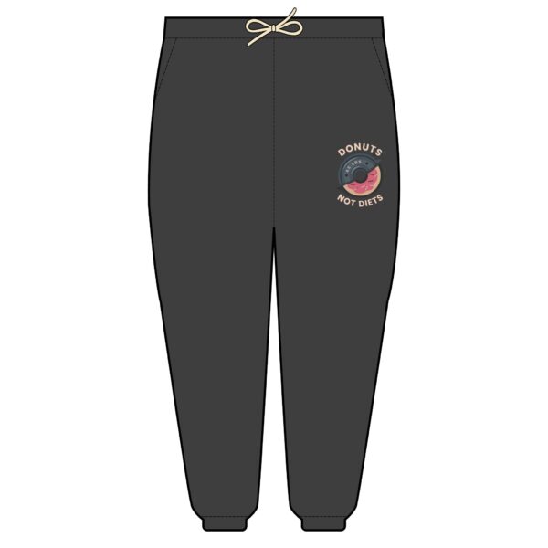 Donuts Not Diets Lightweight Fleece Sweatpants